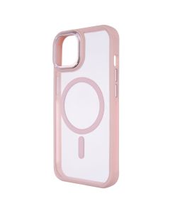 Чохол накладка для iPhone 14 Proove Clear Essence Case MagSafe Рожева (Pink Sand)