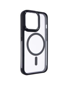 Чехол накладка для iPhone 13 Pro Proove Clear Essence Case MagSafe Черный (Black)
