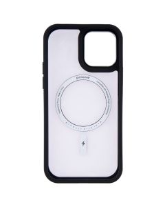 Чехол-накладка для iPhone 12/12 Pro Proove Clear Essence Case MagSafe Черный (Black)