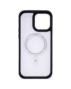 Чохол накладка для iPhone 13 Pro Max Proove Clear Essence Case MagSafe Чорна (Black)