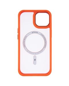 Чехол-накладка для iPhone 13 Proove Clear Essence Case MagSafe Оранжевый (Orange)