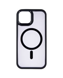 Чехол накладка для iPhone 15 Proove Clear Essence Case MagSafe Черный (Black)