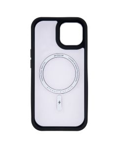 Чехол накладка для iPhone 15 Proove Clear Essence Case MagSafe Черный (Black)