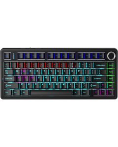 Клавіатура бездротова Aula F75 Чорна (Black)