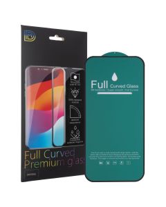 Защитное стекло для iPhone 15 Pro DM Premium Glass 3D Черное (Black)