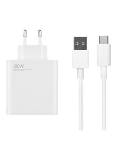 Зарядний пристрій Xiaomi HyperCharge (USB) 120W Type-C Білий (White)