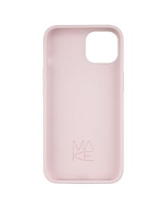 Чохол-накладка для iPhone 14 Silicone MakeFuture Рожева (Chalk Pink)