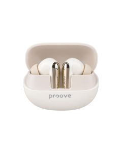 Бездротові навушники вкладиші Proove Blitz TWS with ANC Бежеві (Beige)