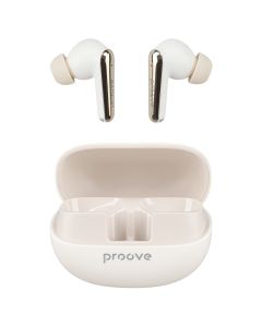 Бездротові навушники вкладиші Proove Blitz TWS with ANC Бежеві (Beige)