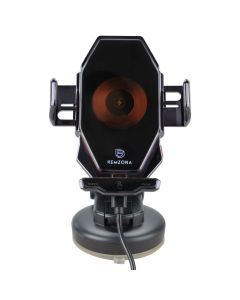 Автотримач Remzona Pilot 15WPCH-02BK 15W з бездротовою зарядкою Чорний (Black)