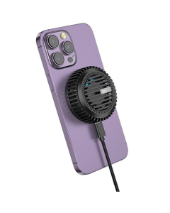 ЗП бездротовий Hoco CW57 Air-cooled Magsafe 15W Чорний (Black)