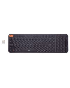 Беспроводная клавиатура Baseus K01B Tri-Mode Keyboard Frosted Серая (Grey)
