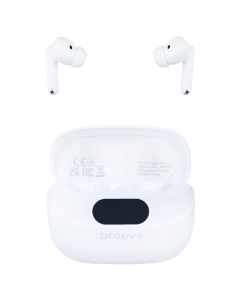 Бездротові навушники вкладиші Proove Digital Pro TWS (APP) Білі (White)