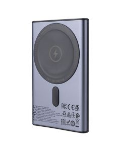 PowerBank 5000 mAh Hoco Q32 Bird беспроводной PD20W Серый (Metal Grey)