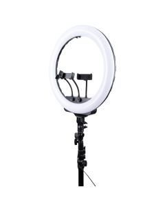 Кільцева світлодіодна лампа LED RL-19 (46см) Чорна (Black)