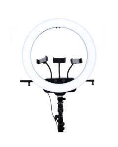 Кільцева світлодіодна лампа LED RL-19 (46см) Чорна (Black)