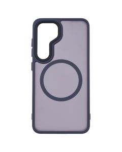 Чохол накладка для Samsung S24/S25 WAVE Matte Insane Magnetic Ring ФІолетова (Deep Purple)