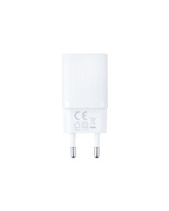 Зарядний пристрій XO L149 (USB + USB-C) 30W+ кабель Type-C to Type-C Білий (White)