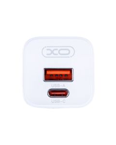 Зарядний пристрій XO L149 (USB + USB-C) 30W Білий (White)
