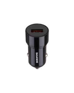 Автомобільний зарядний пристрій Borofone BZ19A 1USB QC Чорний (Black)