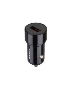 Автомобільний зарядний пристрій Borofone BZ19A 1USB QC Чорний (Black)