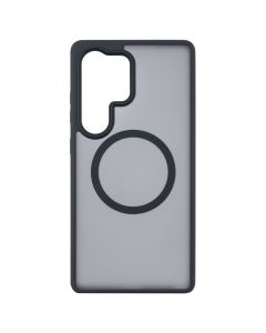 Чохол накладка для Samsung S25 Ultra TPU+PC Metal Buttons with MagSafe Colorful Чорна (Black)