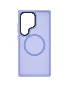 Чохол накладка для Samsung S24 Ultra WAVE Matte Insane MagSafe Фіолетова (Light Purple)