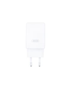 Зарядний пристрій XO CE16 (USB + USB-C) PD QC3.0 45W Білий (White)
