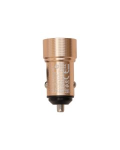 Автомобільний зарядний пристрій Borofone BZ19A 1USB QC Золотий (Gold)