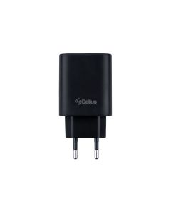 Зарядний пристрій Gelius Power Pulse GP-HC057 (2 USB-C + USB) 65W Чорний (Black)