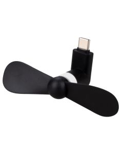 Вентилятор портативний Type-C Чорний (Black)