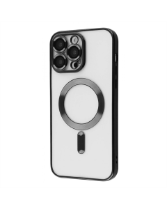 Чехол-накладка для iPhone 14 Pro Max WAVE Metal Matte Case Magnetic Ring MagSafe Черный (Black)