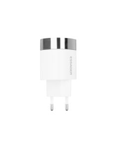 Зарядний пристрій Essager Lingyun Gan Digital Display (USB+USB-C) 33W (ECTCA-LYB02-Z) Білий (White)