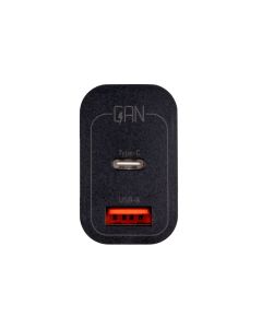 Зарядний пристрій Essager Pinchen (USB+Type-C) 33W (ECTAC-PCB01-P) Чорний (Black)