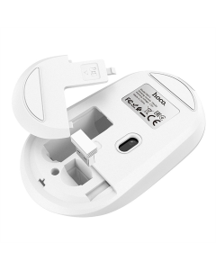 Миша бездротова Hoco GM14 Platinum 2.4G Біла (White)