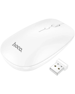 Миша беспроводная Hoco GM15 Art Белая (White)