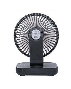 Вентилятор портативний настільний GXQC D606 Чорний (Black)