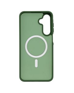 Чехол накладка для Samsung A16 WAVE Matte Color Case Magnetic Ring Зелёный (Green)