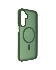 Чехол накладка для Samsung A16 WAVE Matte Color Case Magnetic Ring Зелёный (Green)