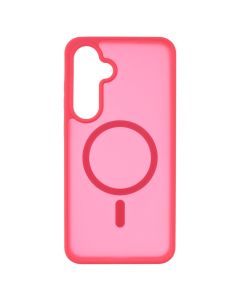 Чохол накладка для Samsung S24 FE WAVE Metal  Color Case MagSafe Рожева (Pink)