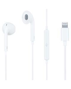 Наушники с микрофоном Apple iPhone EarPods with Mic Lightning (MWTY3ZM/A) Белые (White)