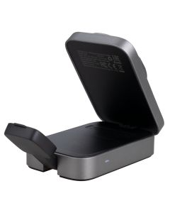 ЗП бездротовий Acefast E22 desktop 3in1 Сірий (Metal Grey)