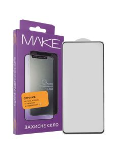 Захисне скло для Oppo Reno12 F/12 FS MakeFuture Чорне (Black)