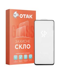 Защитное стекло для Realme 11 UA 6D Sparta Черное (Black)