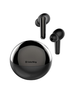 Бездротові навушники вкладиші ColorWay TWS-3 Earbuds Чорні (Black)
