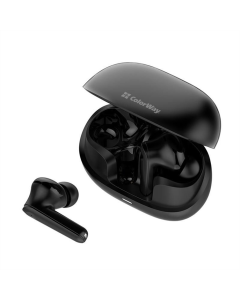Бездротові навушники вкладиші ColorWay Slim TWS-1 Earbuds Long Life Чорні (Black)