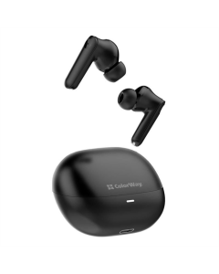 Бездротові навушники вкладиші ColorWay Slim TWS-1 Earbuds Long Life Чорні (Black)