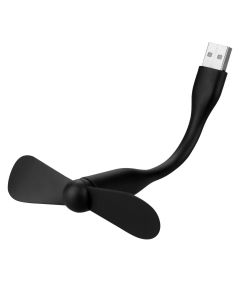 Вентилятор портативний USB Чорний (Black)