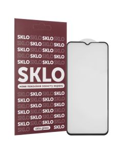 Захисне скло для Oppo A17/A17K/A18/A38 SKLO 3D Чорне (Black)