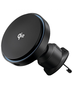 Автотримач Proove Light Circle IQ2 15W з бездротовою зарядкою Чорний (Black)